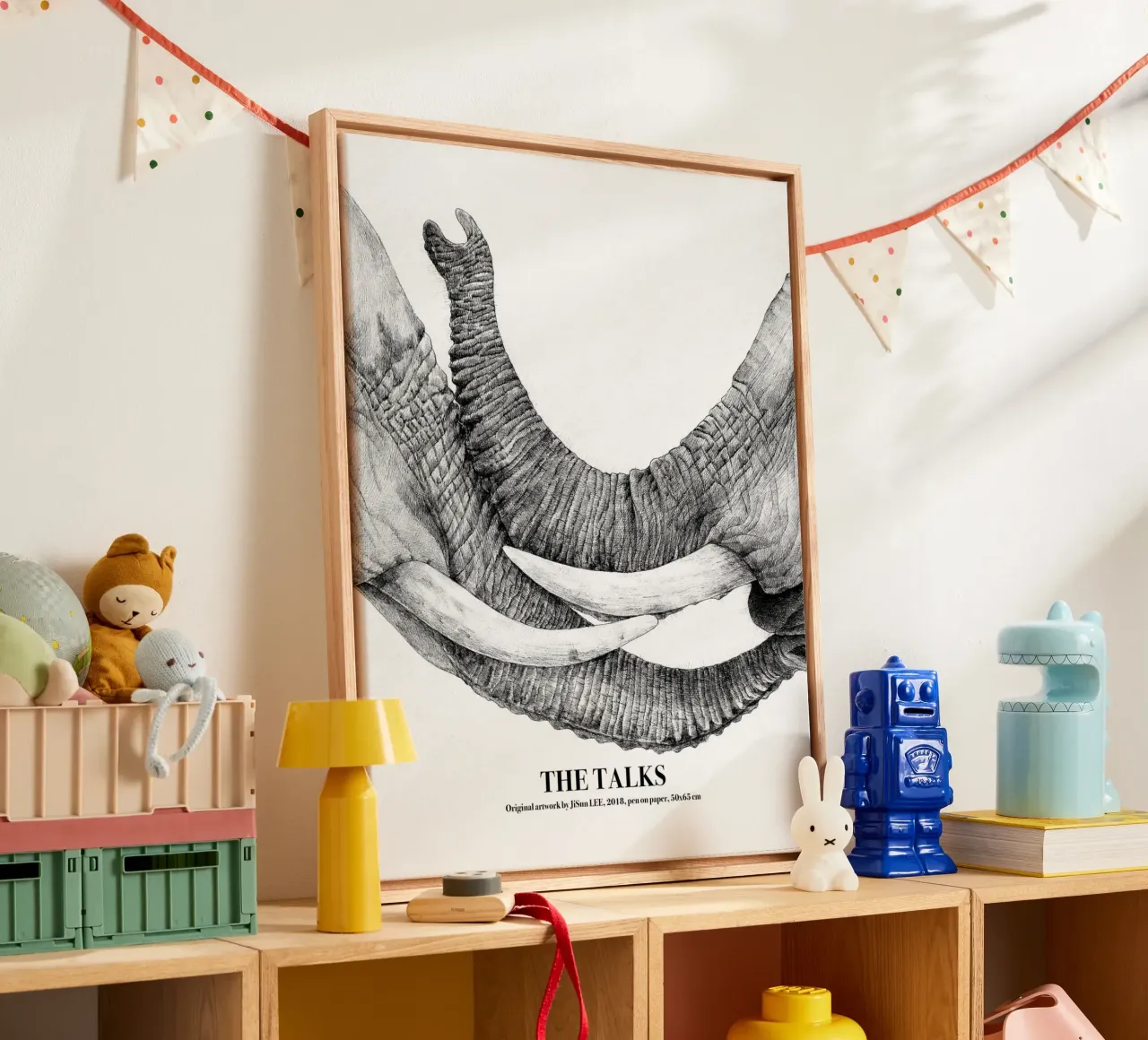 The Talks canvas met Baklijst van artleejisun