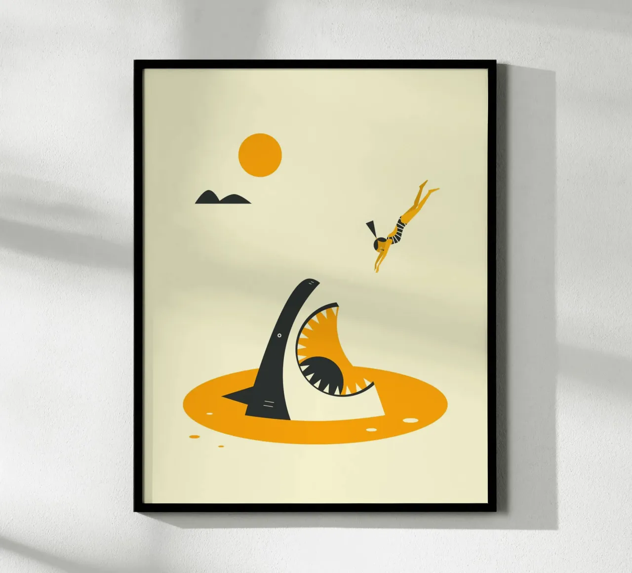 Immersione profonda poster da Jazzberry Blue