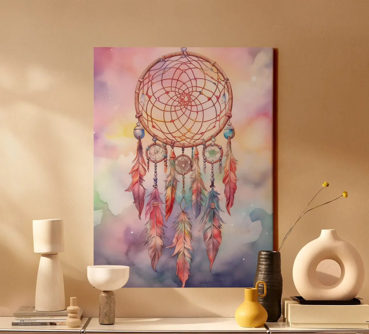 Attrape-rêve canvas met Baklijst van Théïa's Fantasia World