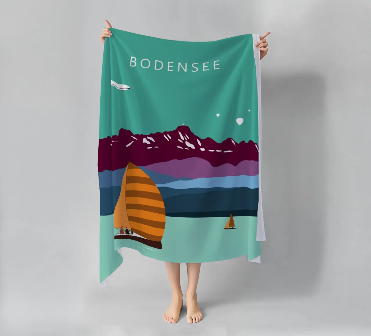 Bodensee, Konstanz, Lindau, Bregenz, Friedrichshafen, Säntis telo mare da Taimanta