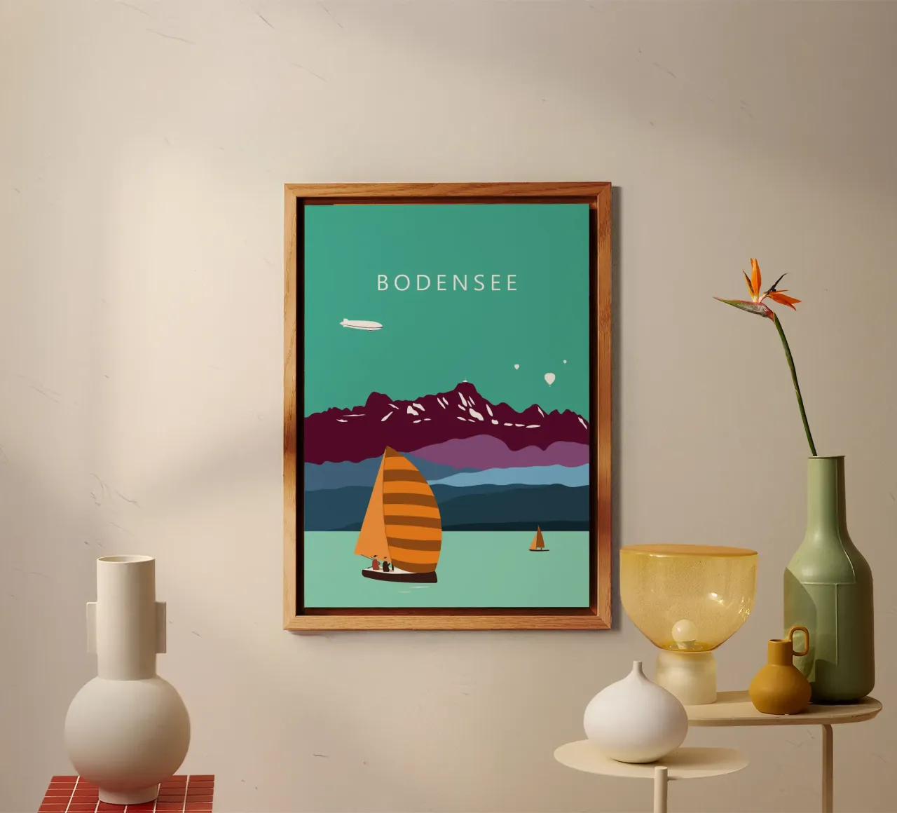 Bodensee, Konstanz, Lindau, Bregenz, Friedrichshafen, Säntis alluminio dibond da Taimanta