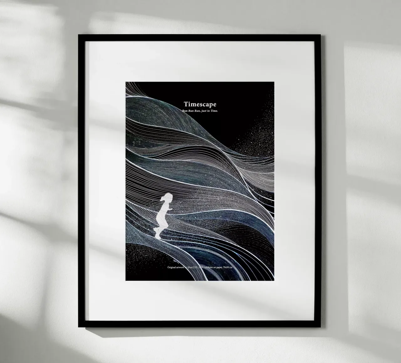 Timescape - 2 poster con telaio in alluminio da artleejisun