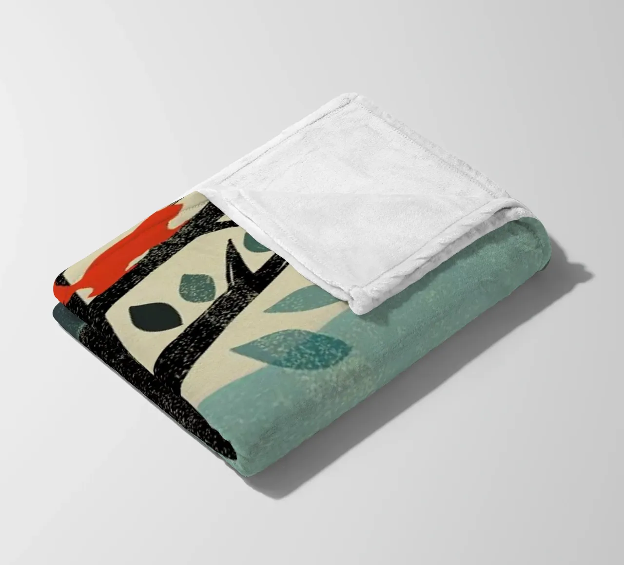 Dog and Squirrel coperta in pile da Rocket68