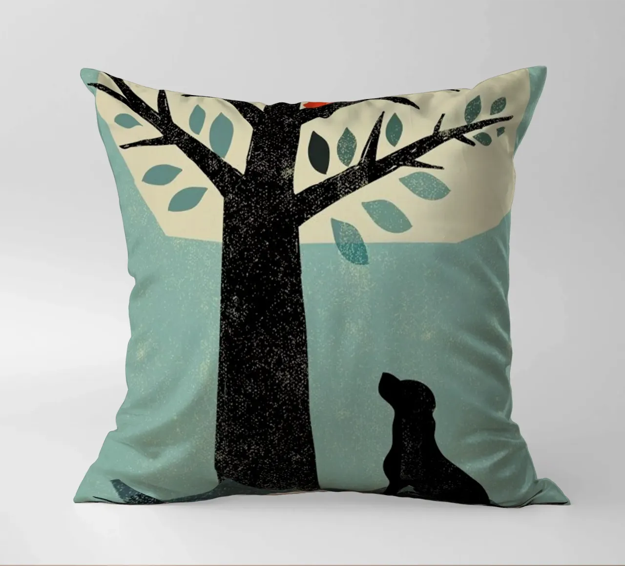 Dog and Squirrel cuscino da Rocket68