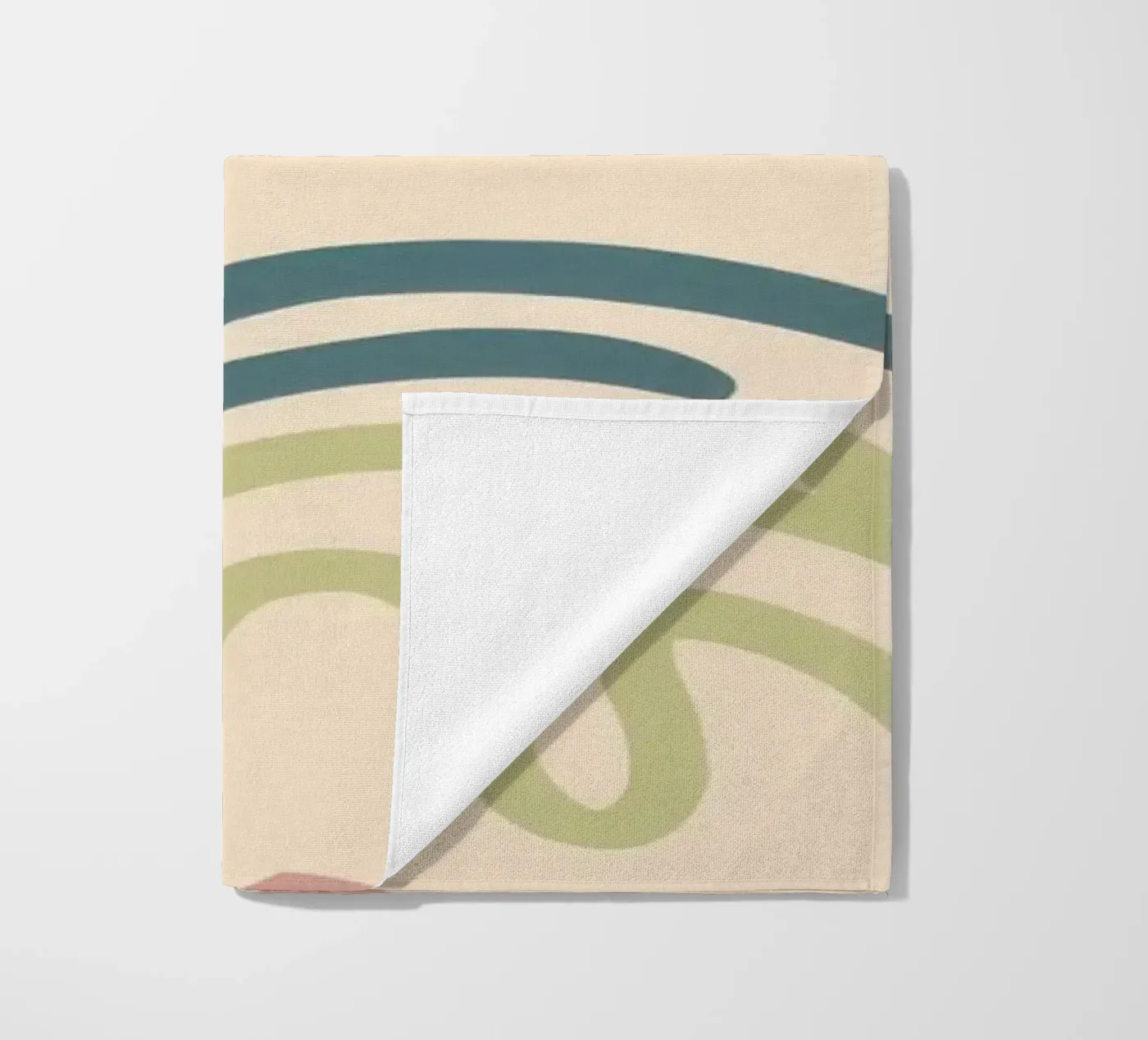 Patchwork botanico astratto telo mare da Luxe Brush