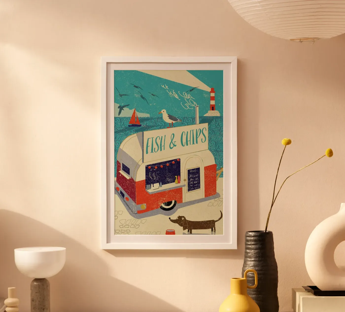 Fish and Chips poster by Rocket68