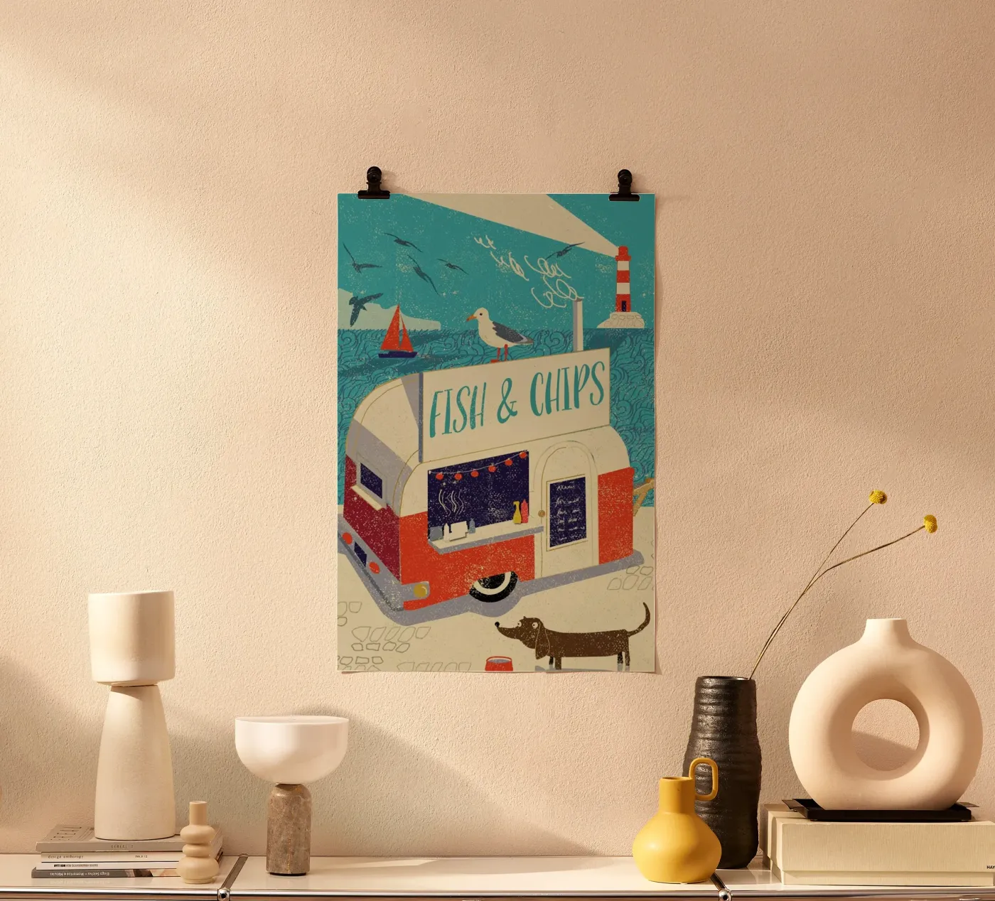 Fish and Chips poster da Rocket68