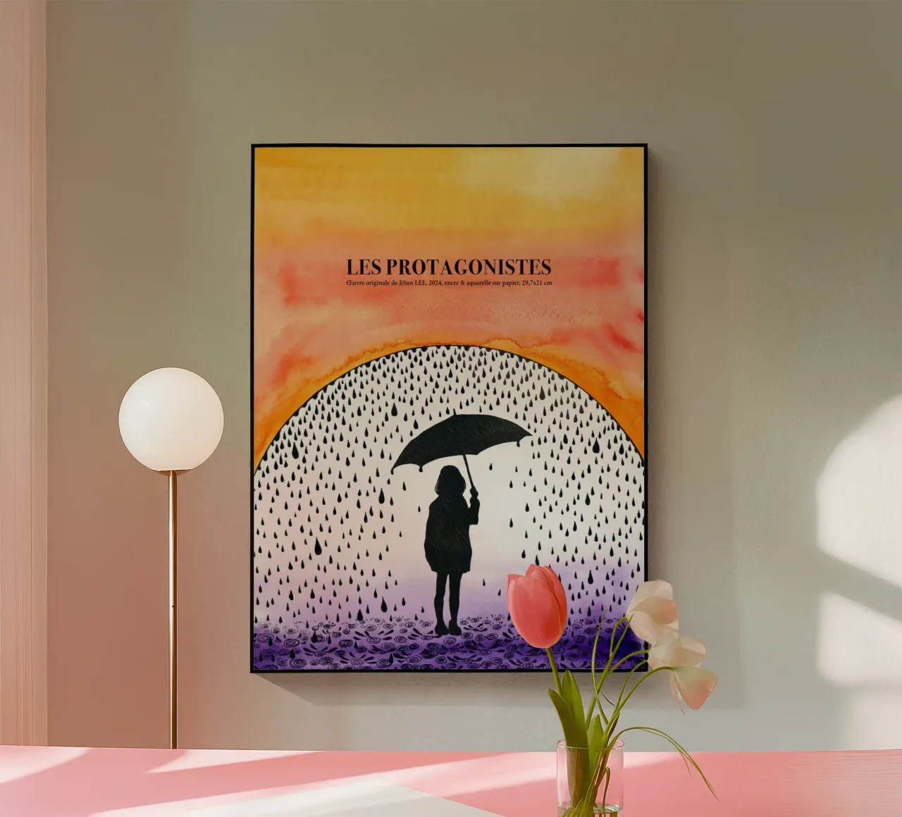 Les Protagonistes - 2 plexiglass da artleejisun