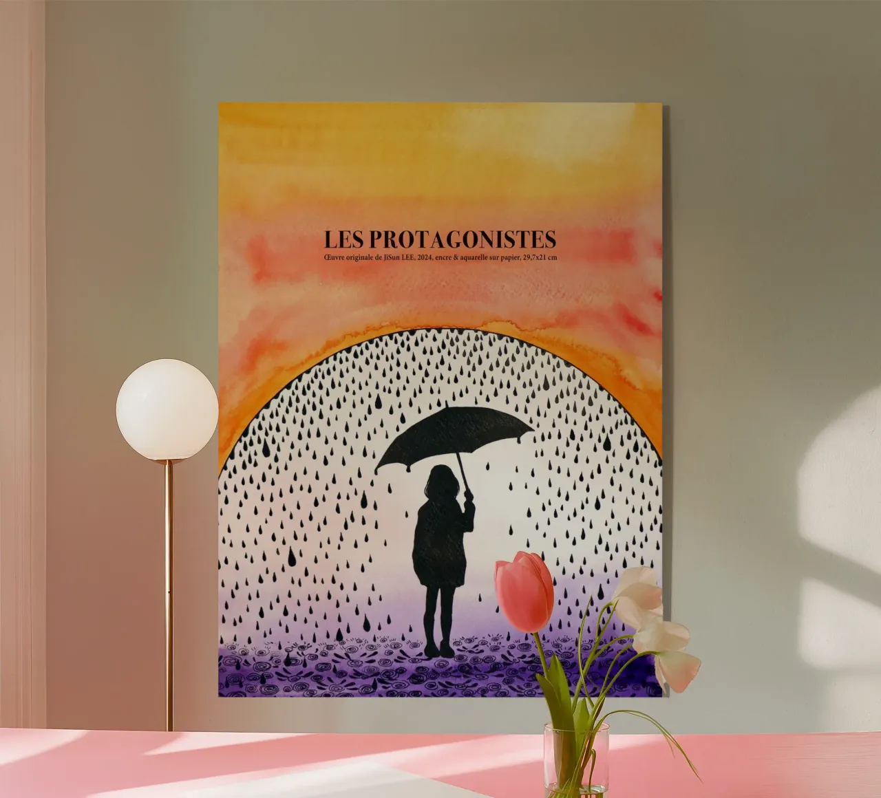 Les Protagonistes - 2 plexiglass da artleejisun