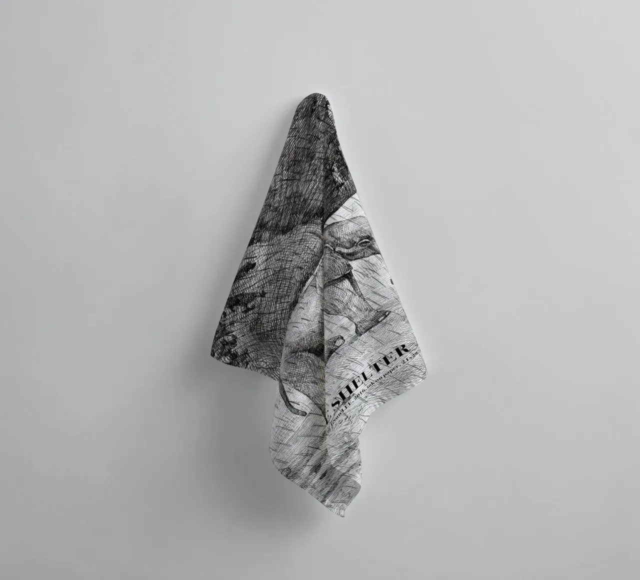 The Shelter Handtuch von artleejisun