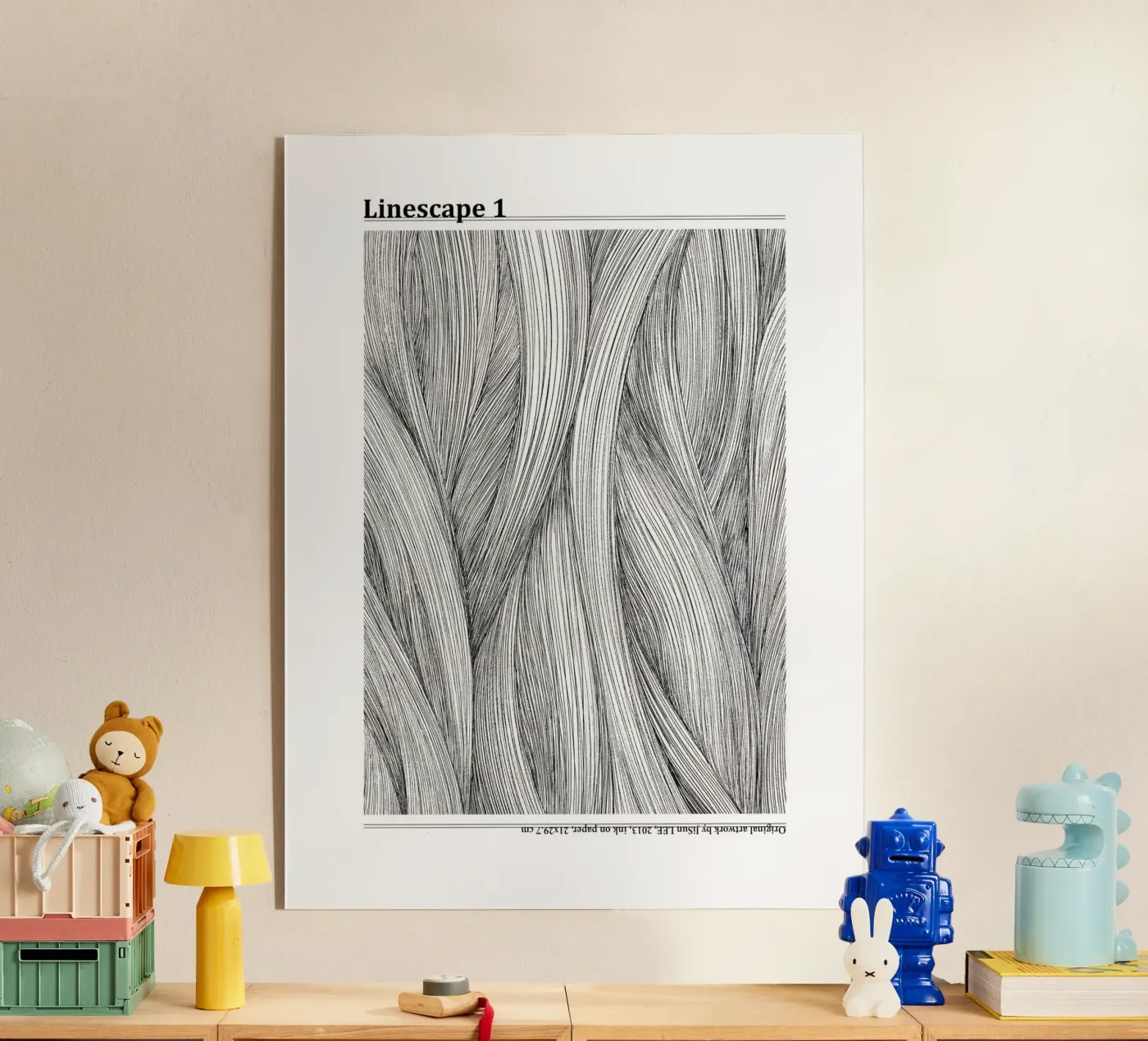 Linescape - 1 plexiglass da artleejisun