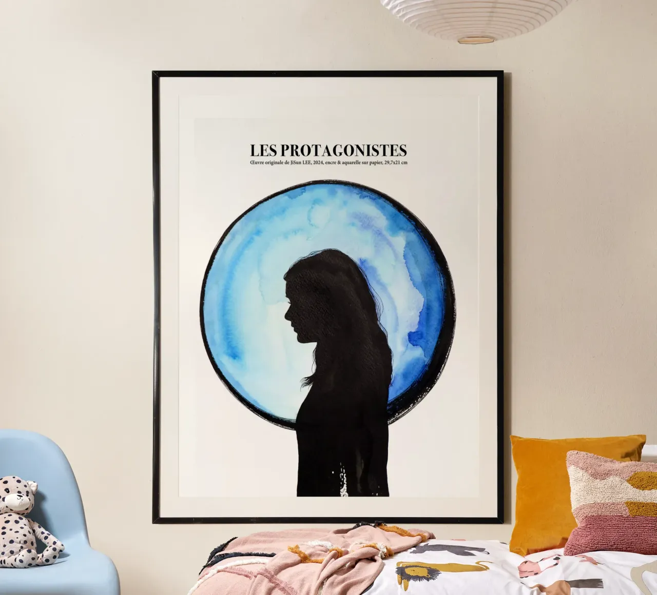 Les Protagonistes - 3 poster with aluminum frame by artleejisun
