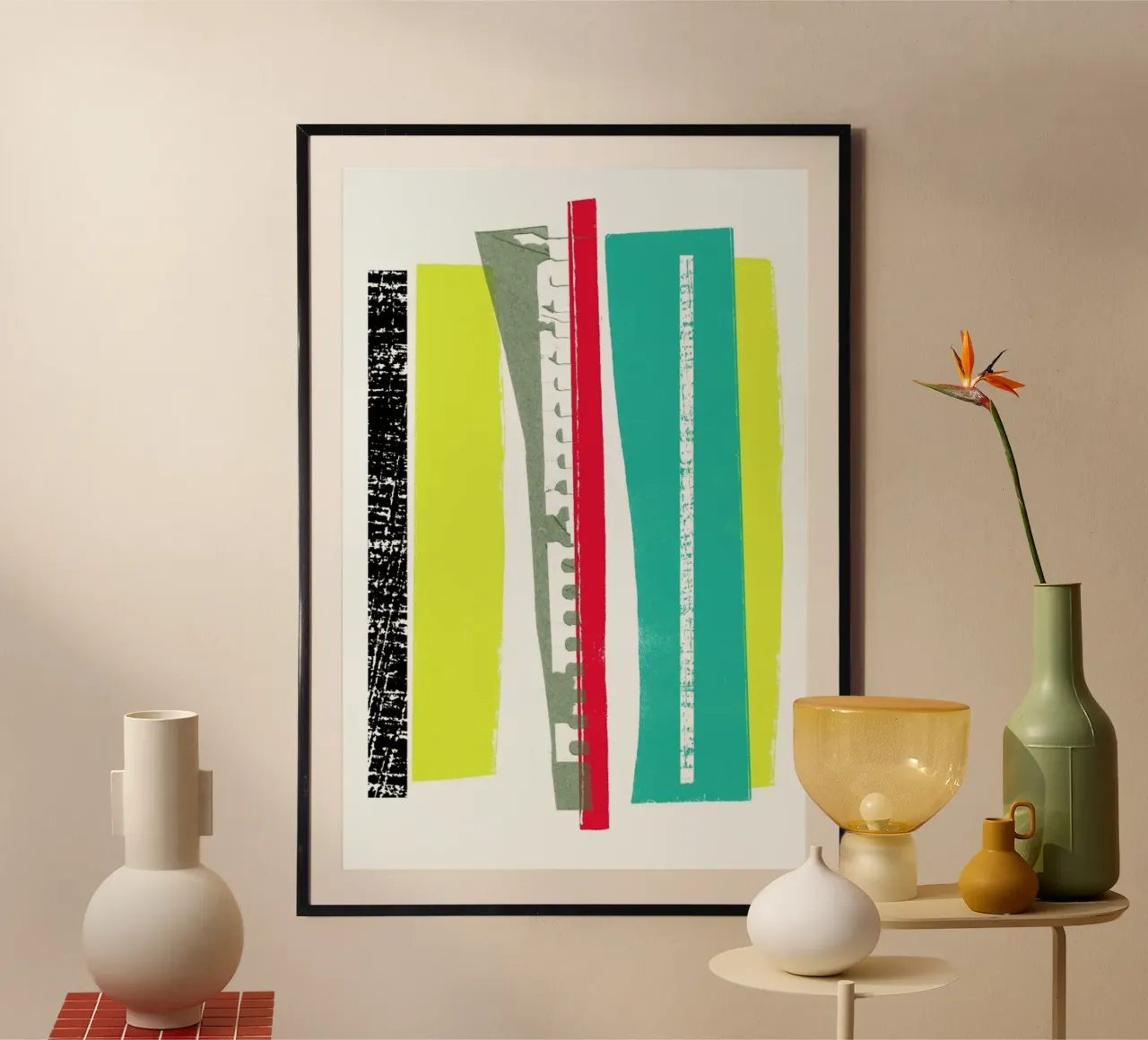 Twigs II poster con telaio in plastica da Catherine Aguilar
