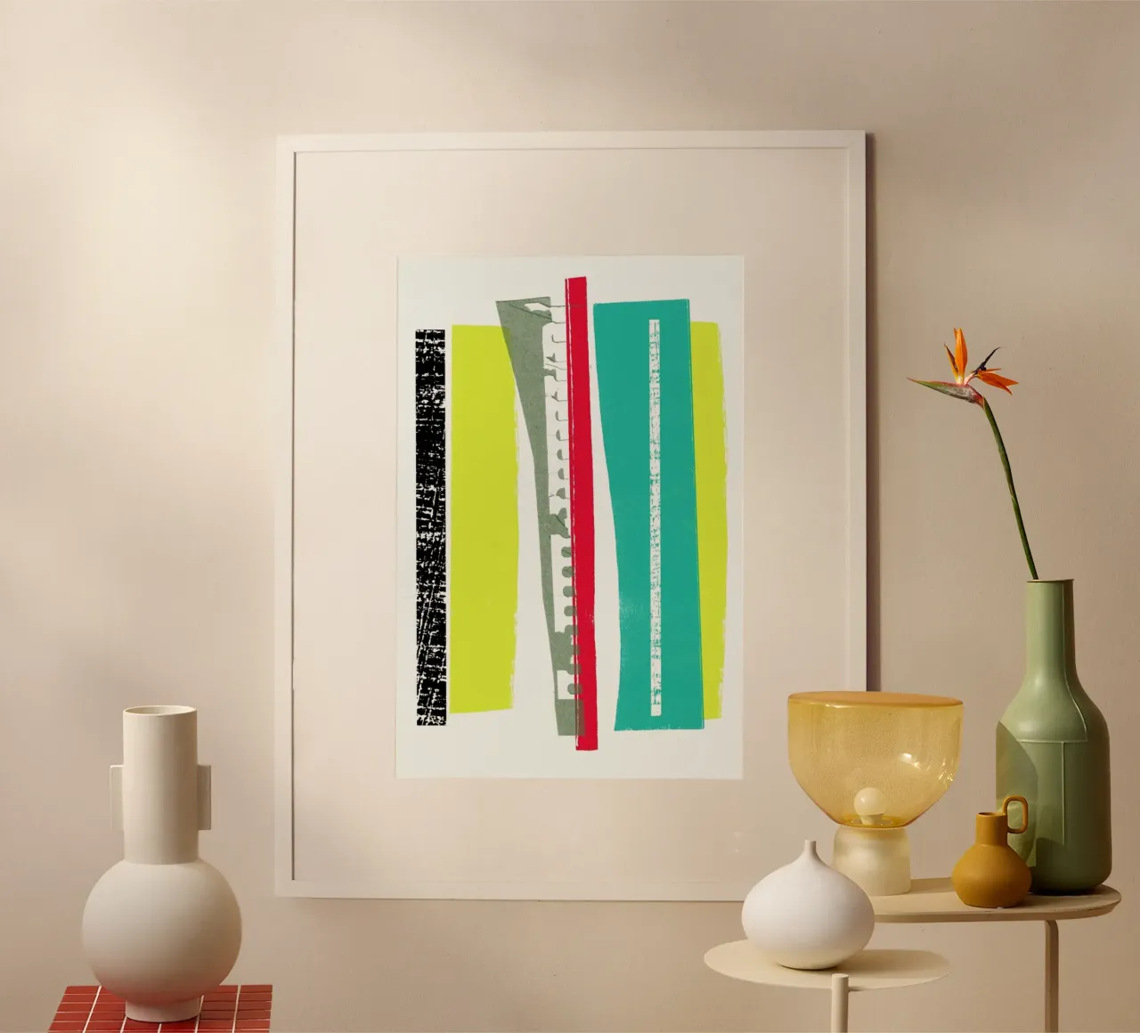 Twigs II poster con telaio in plastica da Catherine Aguilar