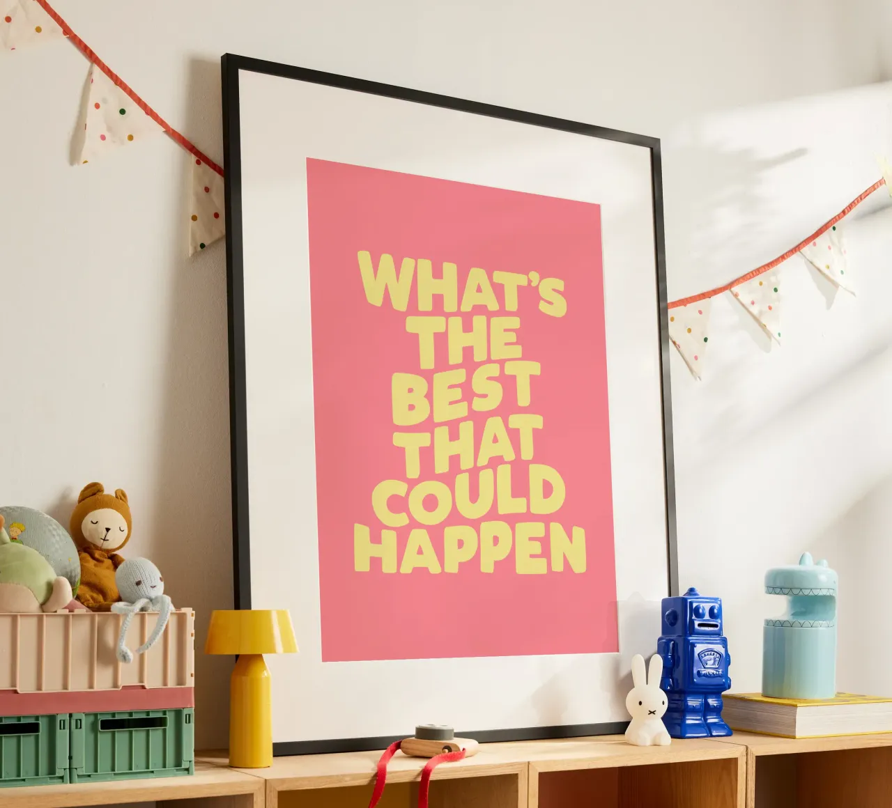 What's The Best That Could Happen Typografie Design hahnemühle by THE MOTIVATED TYPE