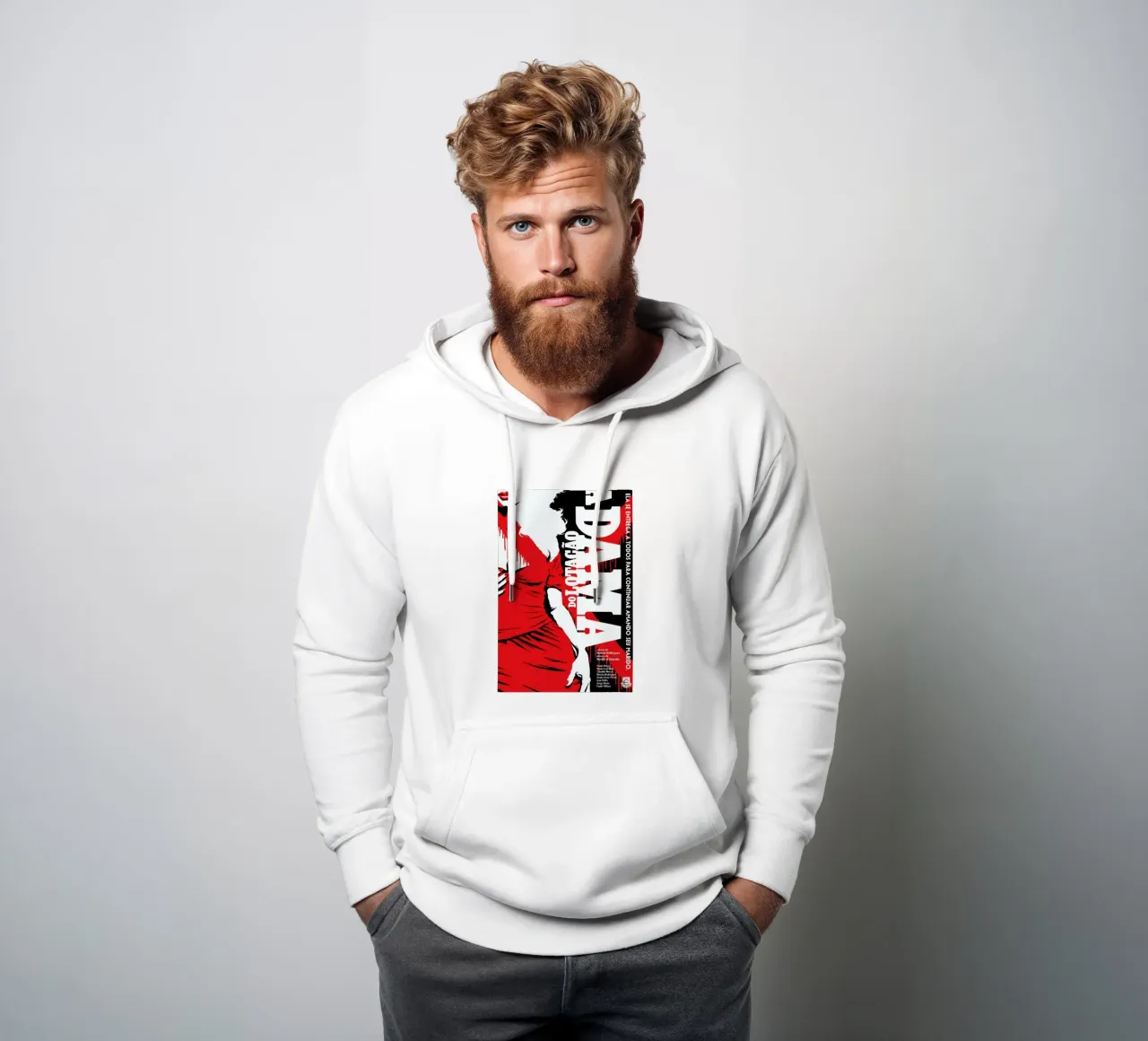 A Dama do Lotacao felpa con cappuccio da Butcher Billy