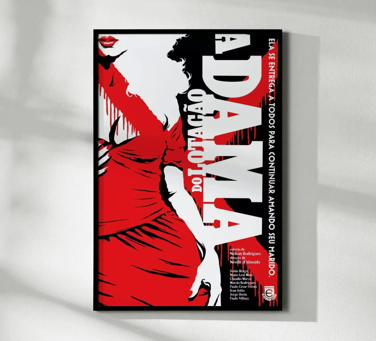 A Dama do Lotacao poster con telaio in alluminio da Butcher Billy