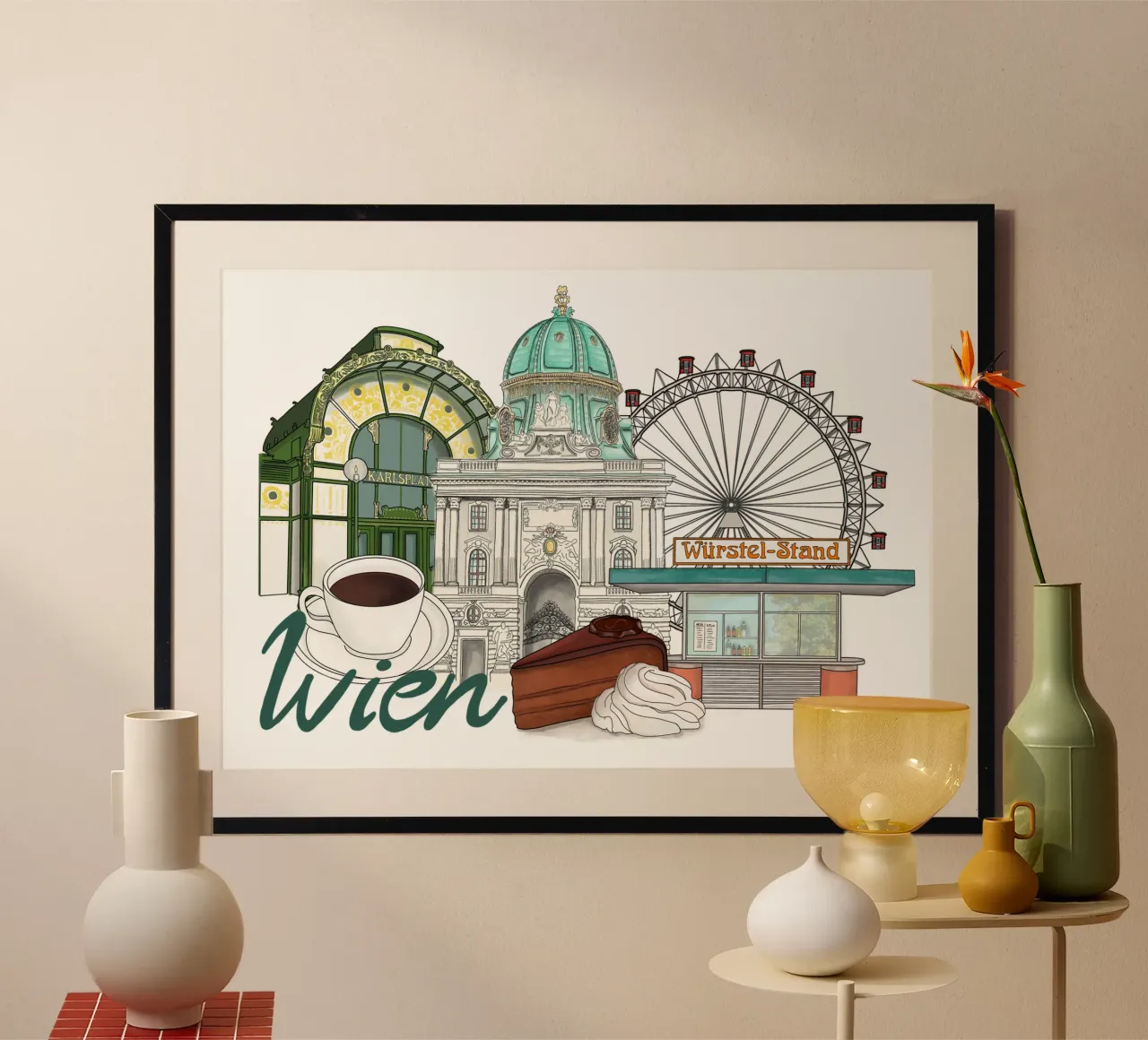 Best of Wien poster da Claudiabrueggen