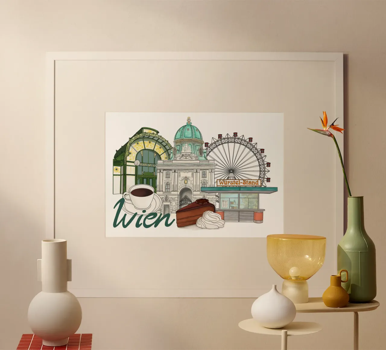 Best of Wien poster da Claudiabrueggen