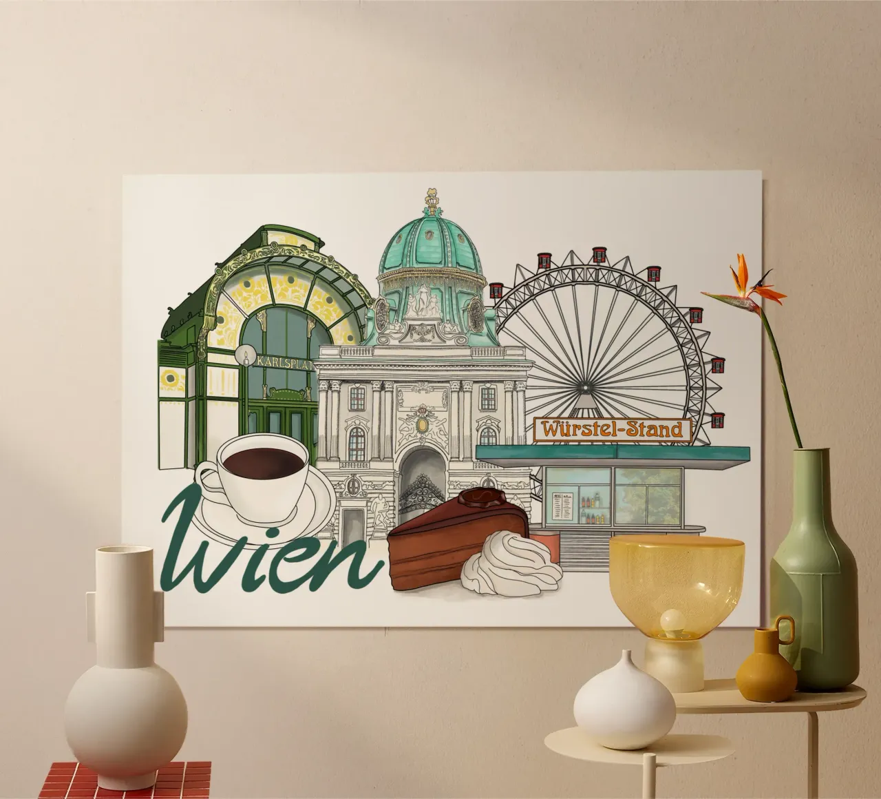 Best of Wien poster da Claudiabrueggen