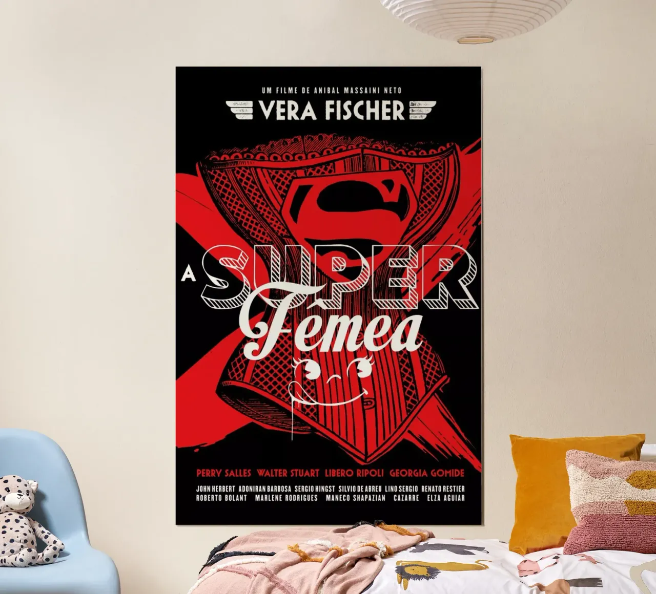 A Super Femea poster con telaio in plastica da Butcher Billy