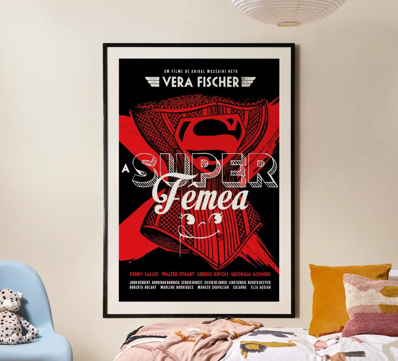 A Super Femea poster con telaio in plastica da Butcher Billy