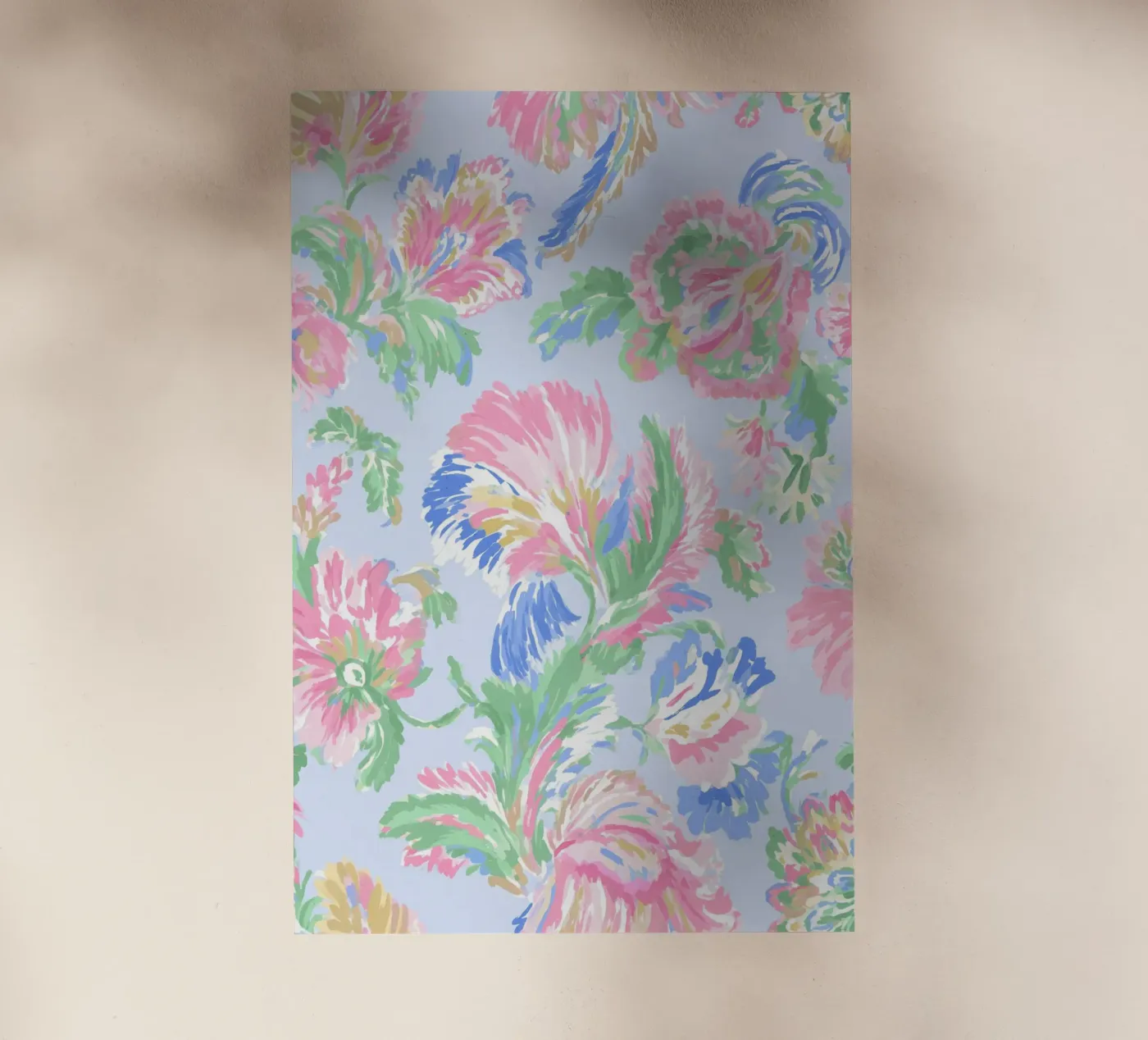 Romantic Flower Pattern pellicola backlit da treechild