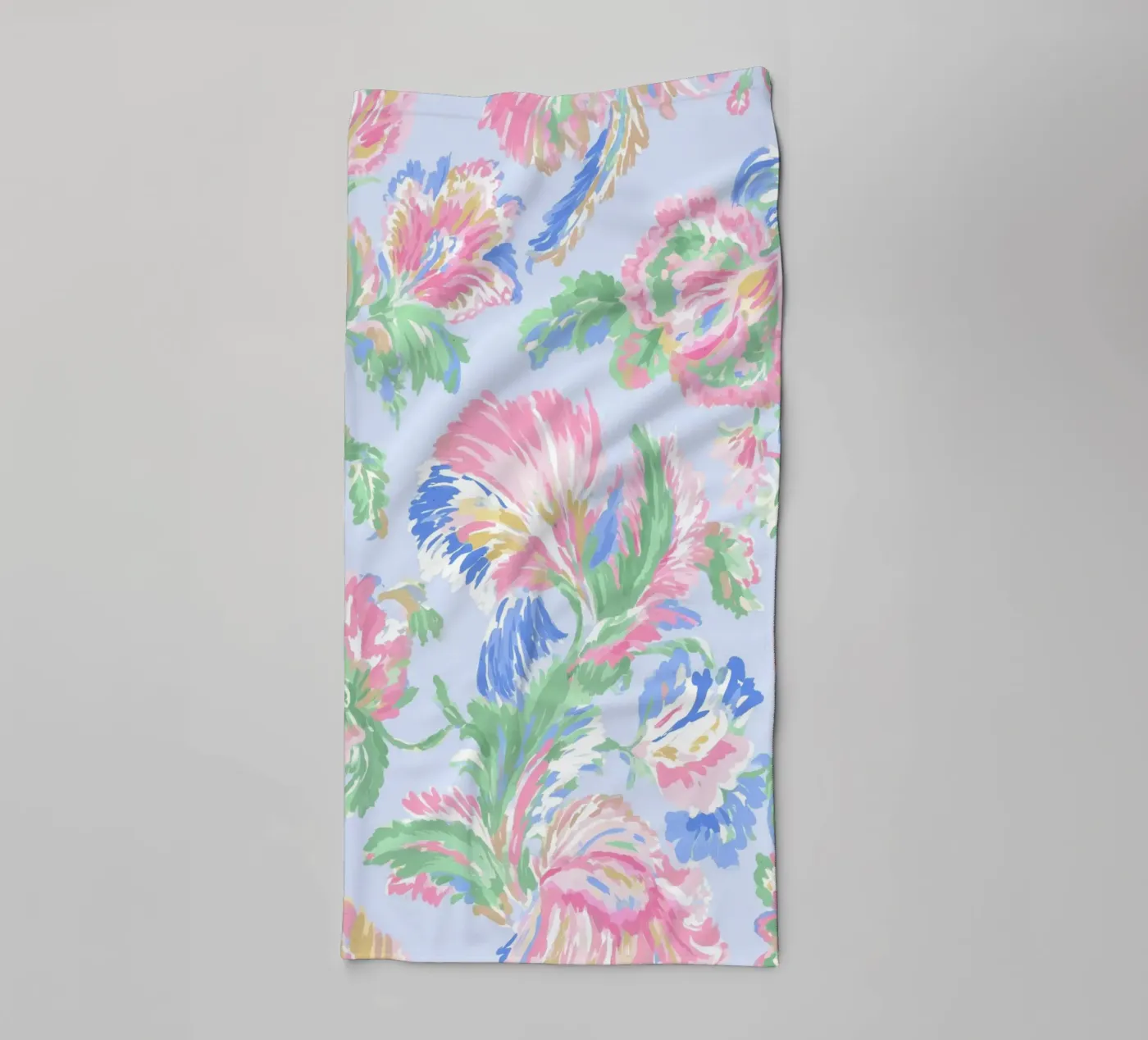 Romantic Flower Pattern towel by treechild