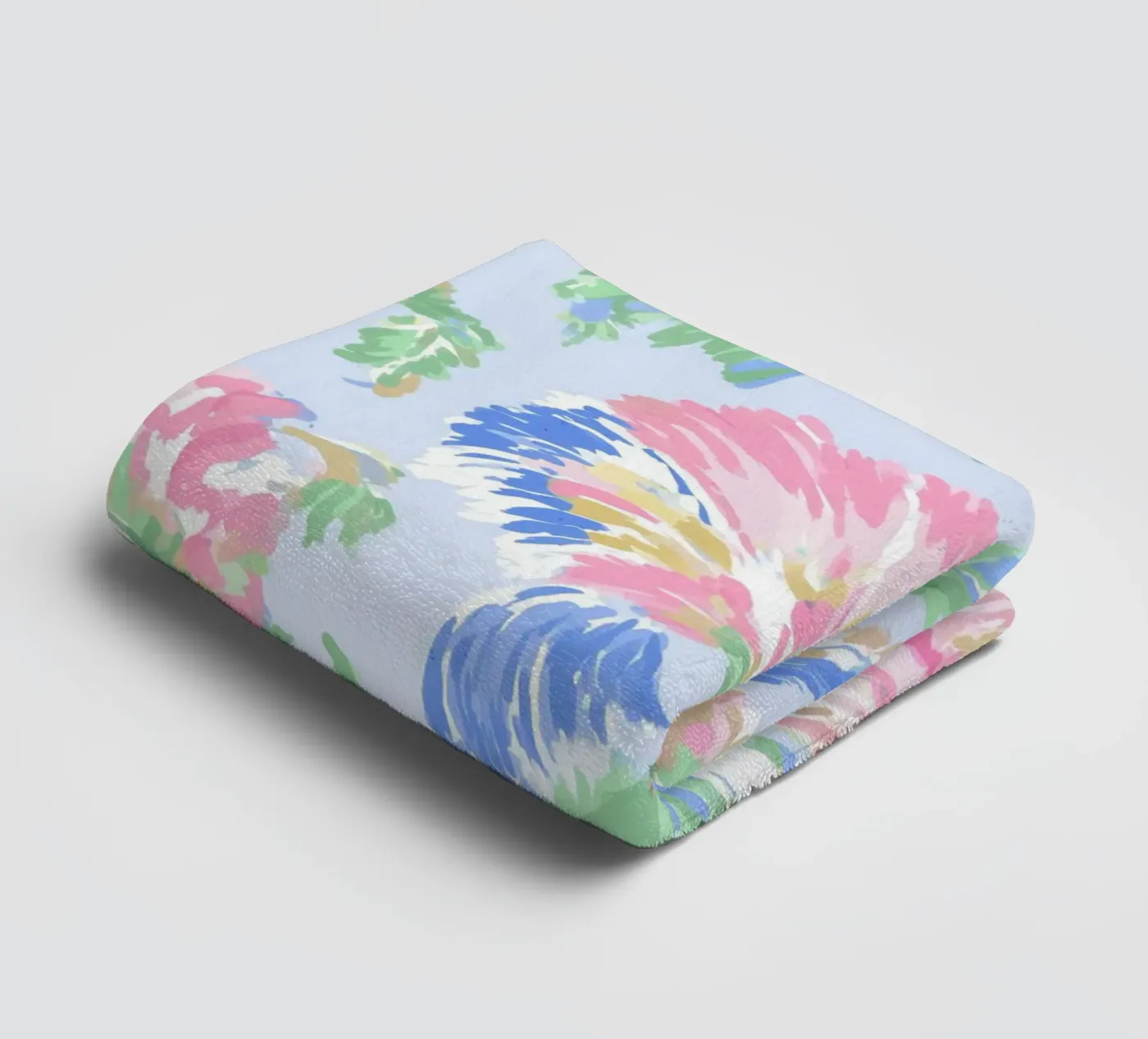 Romantic Flower Pattern towel by treechild
