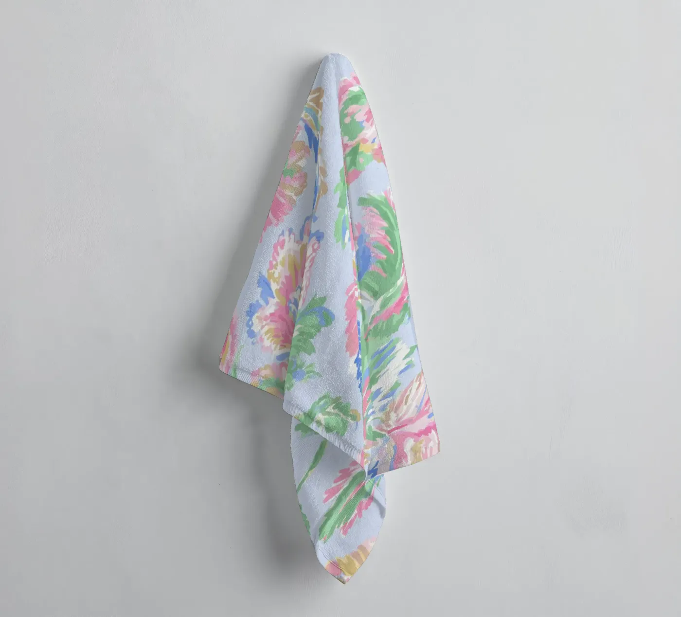 Romantic Flower Pattern towel by treechild