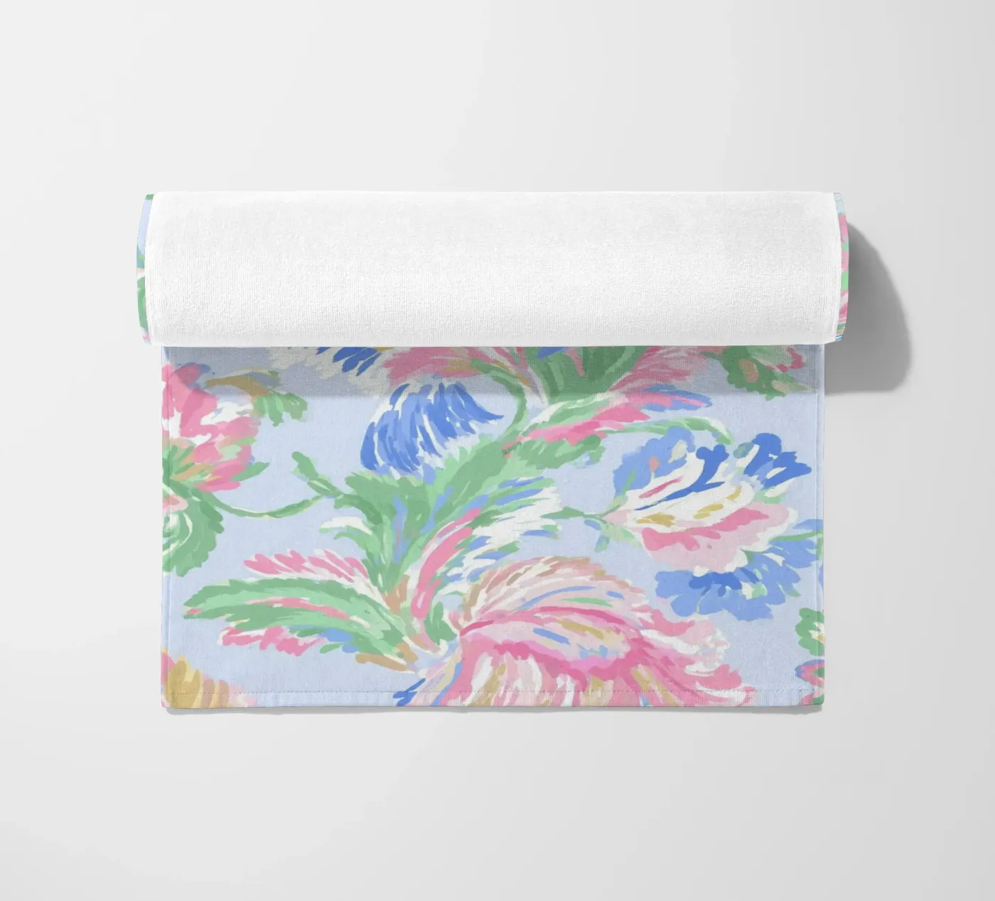 Romantic Flower Pattern telo mare da treechild