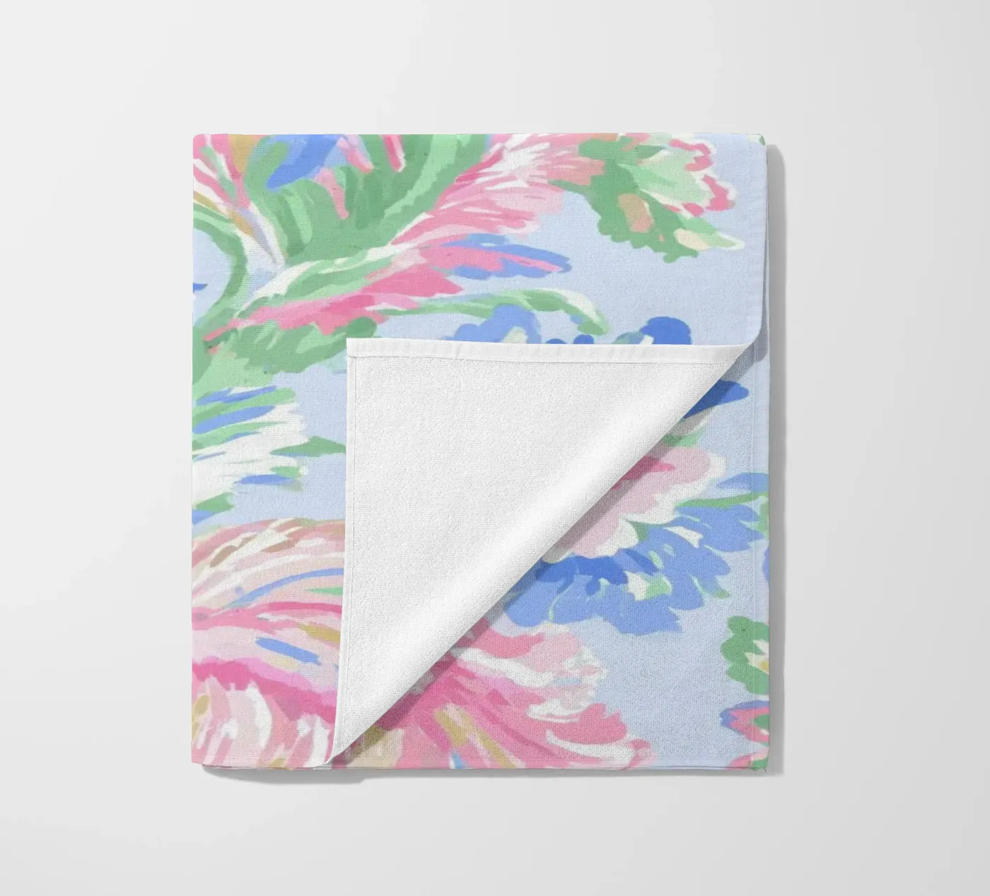 Romantic Flower Pattern telo mare da treechild