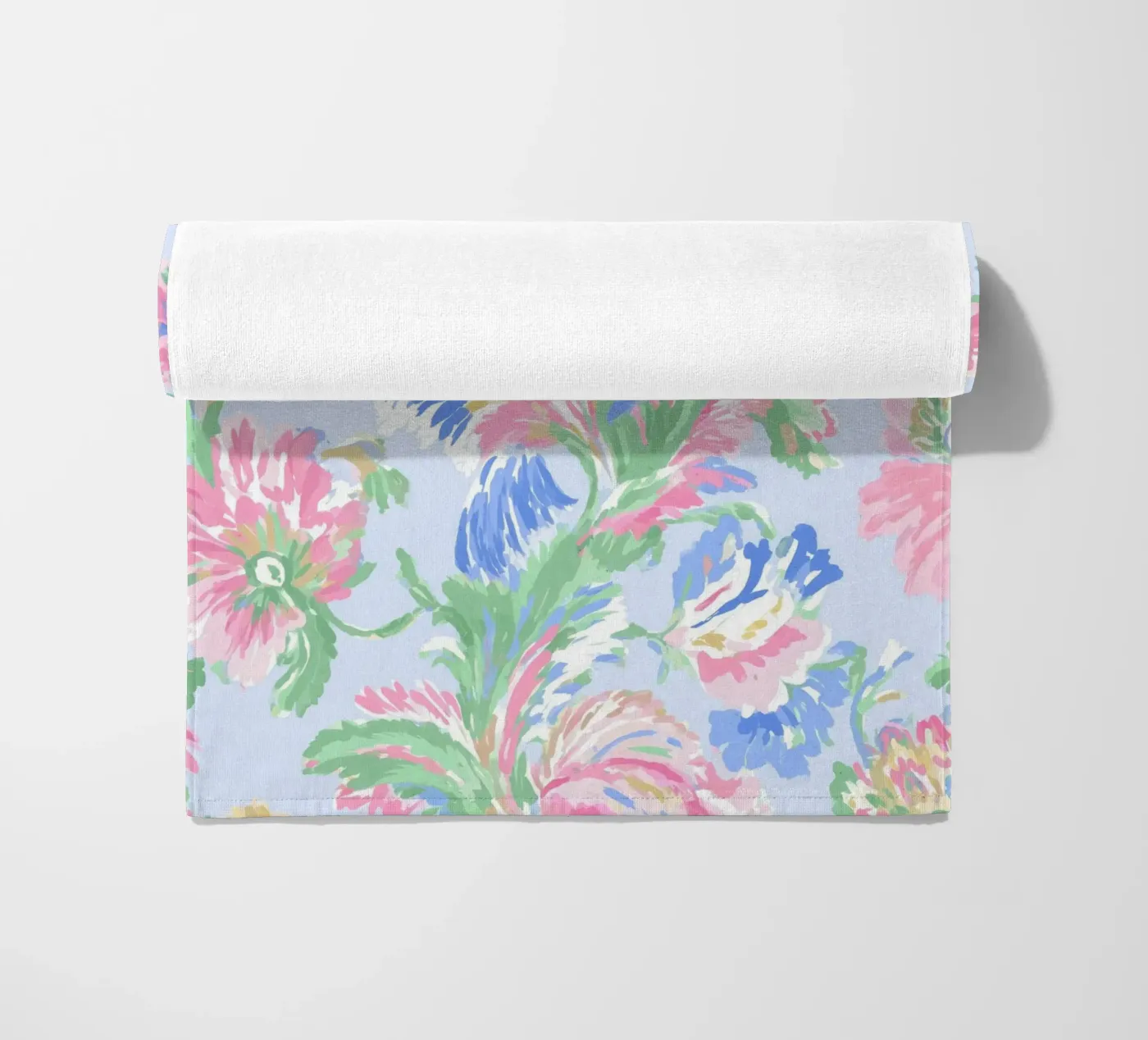 Romantic Flower Pattern telo mare da treechild