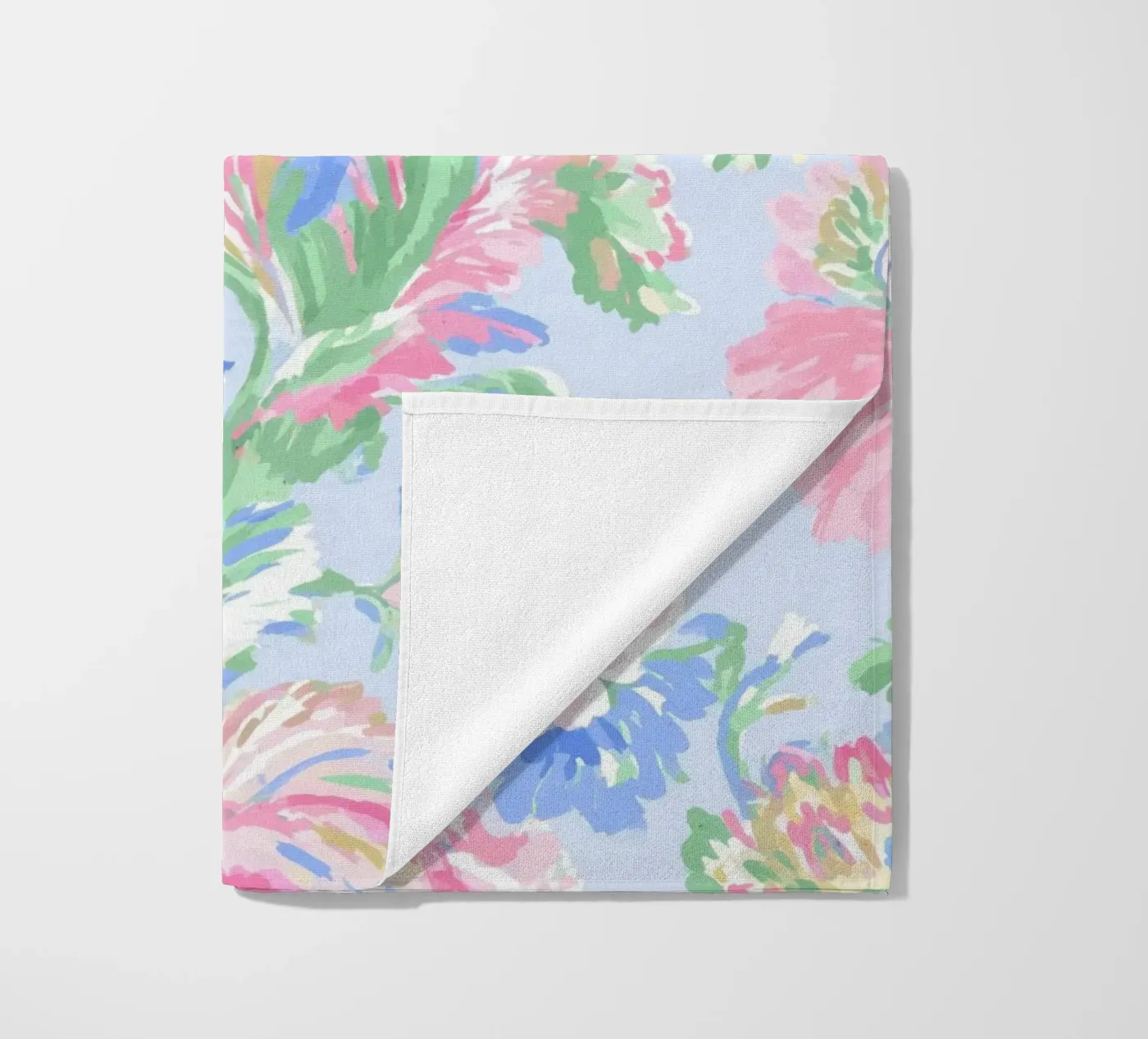 Romantic Flower Pattern telo mare da treechild