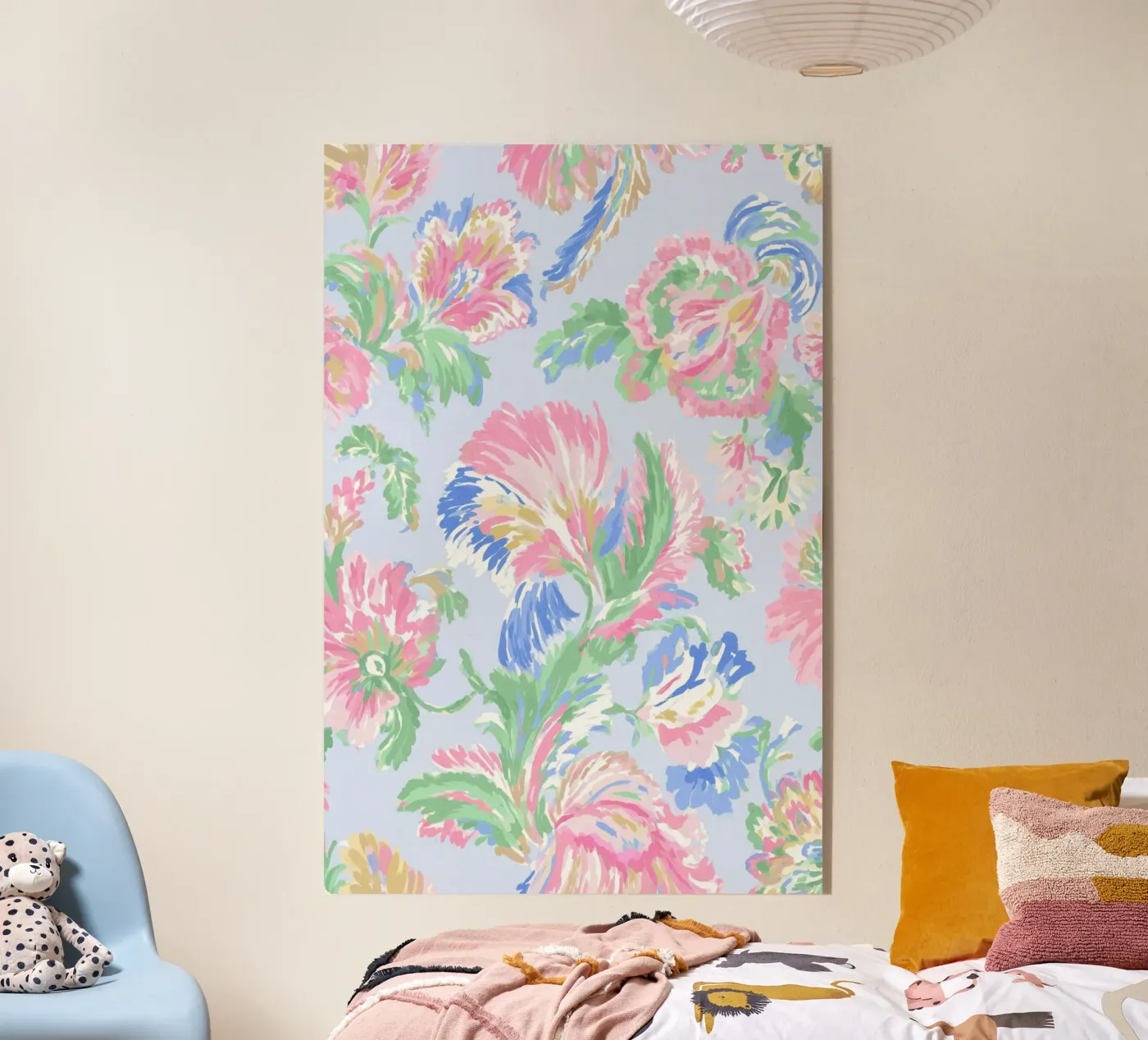 Romantic Flower Pattern plexiglas de treechild