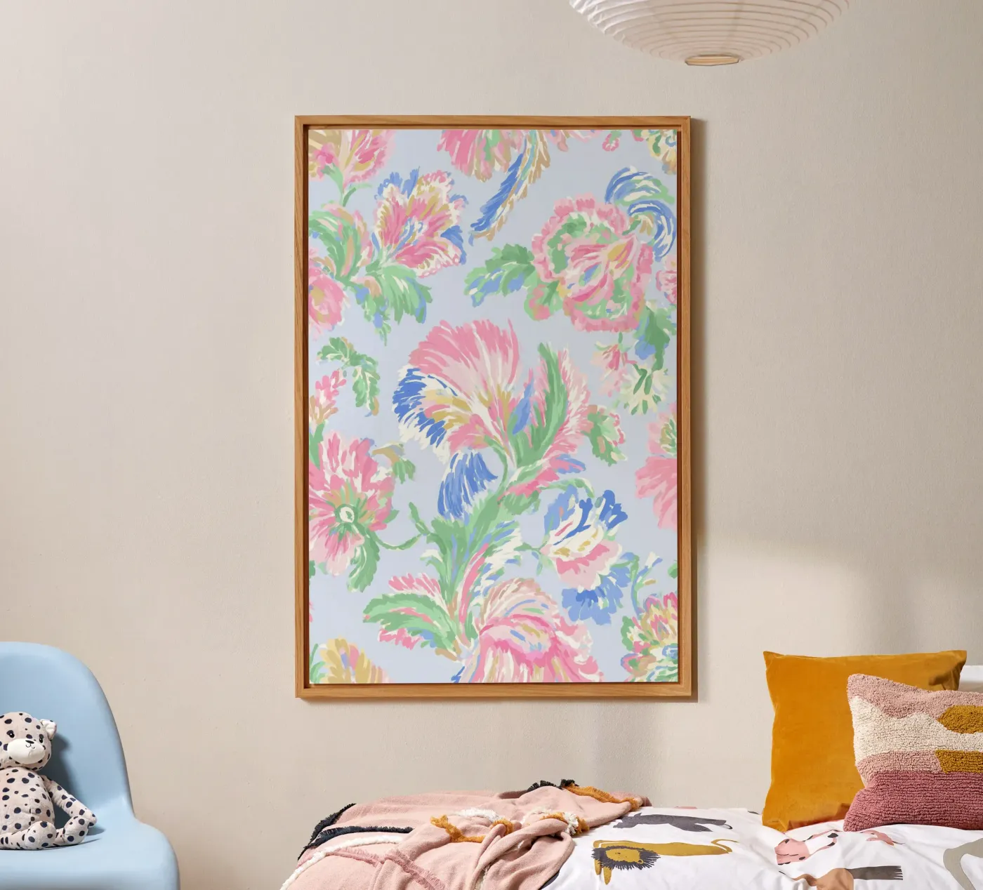 Romantic Flower Pattern pannello forex da treechild