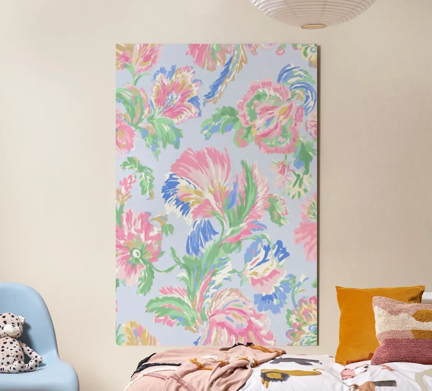 Romantic Flower Pattern pannello forex da treechild