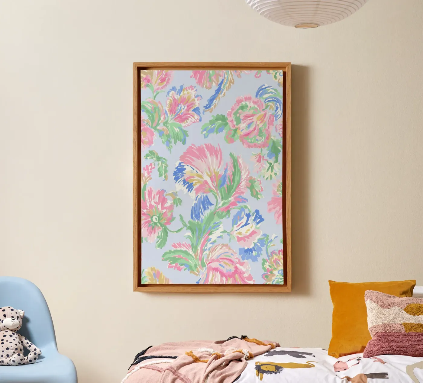 Romantic Flower Pattern tela da treechild