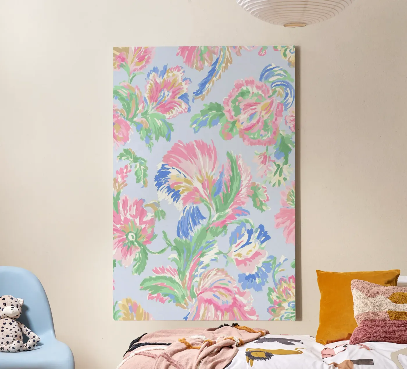 Romantic Flower Pattern tela da treechild