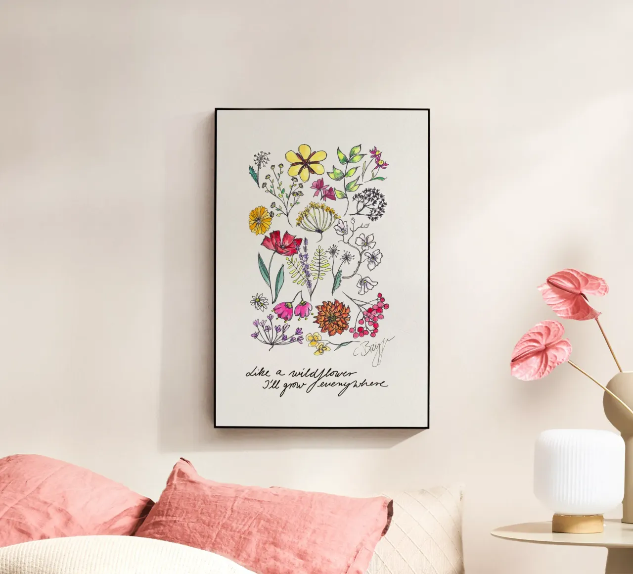 Wildblumen plexiglass da Claudiabrueggen