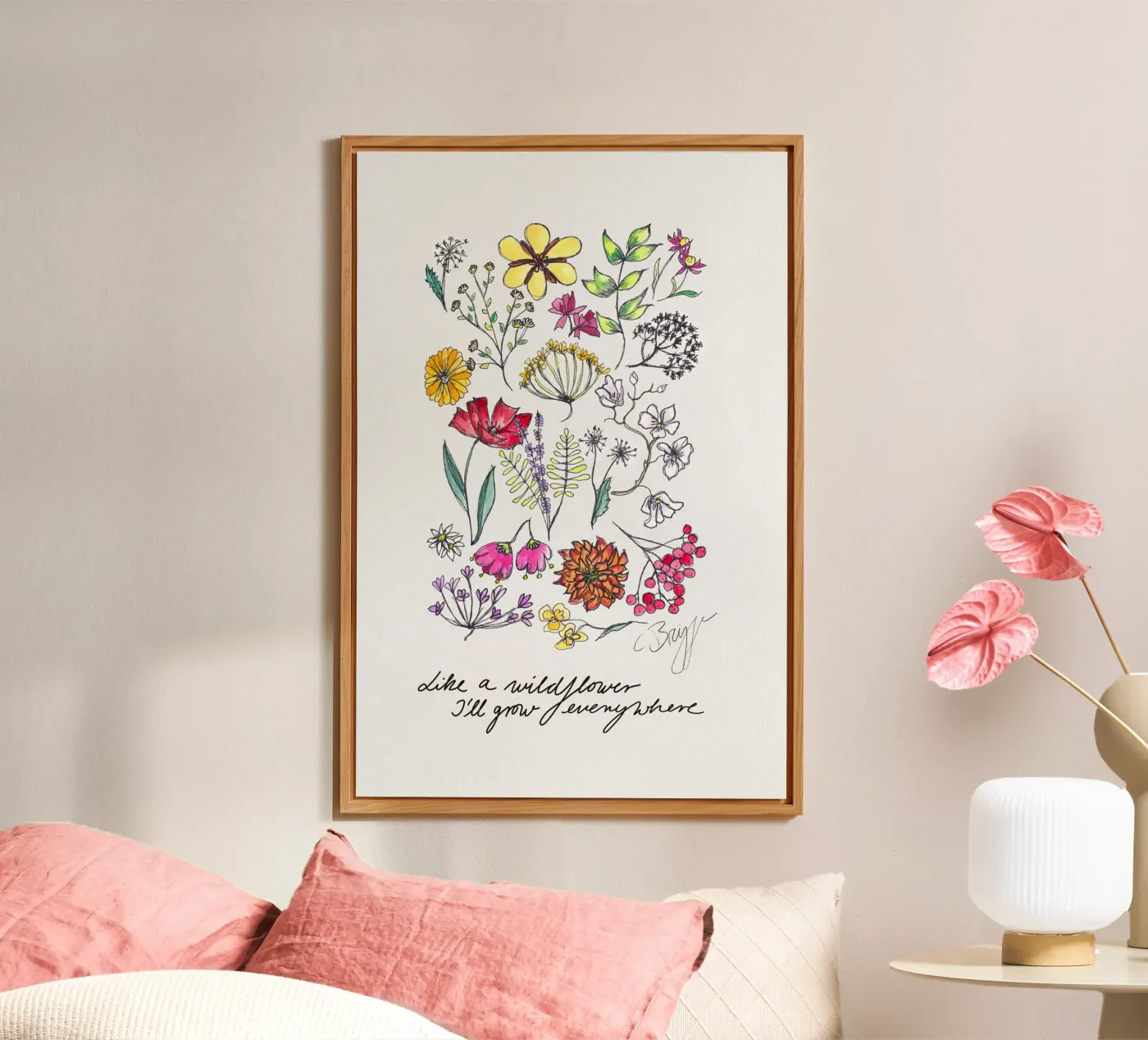 Wildblumen pannello forex da Claudiabrueggen