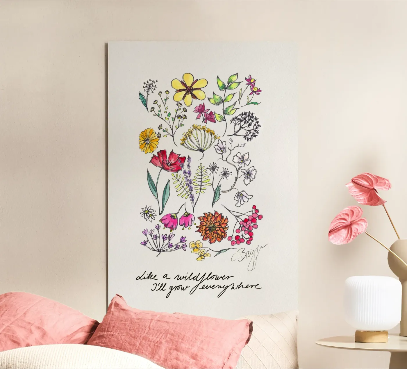 Wildblumen pannello forex da Claudiabrueggen