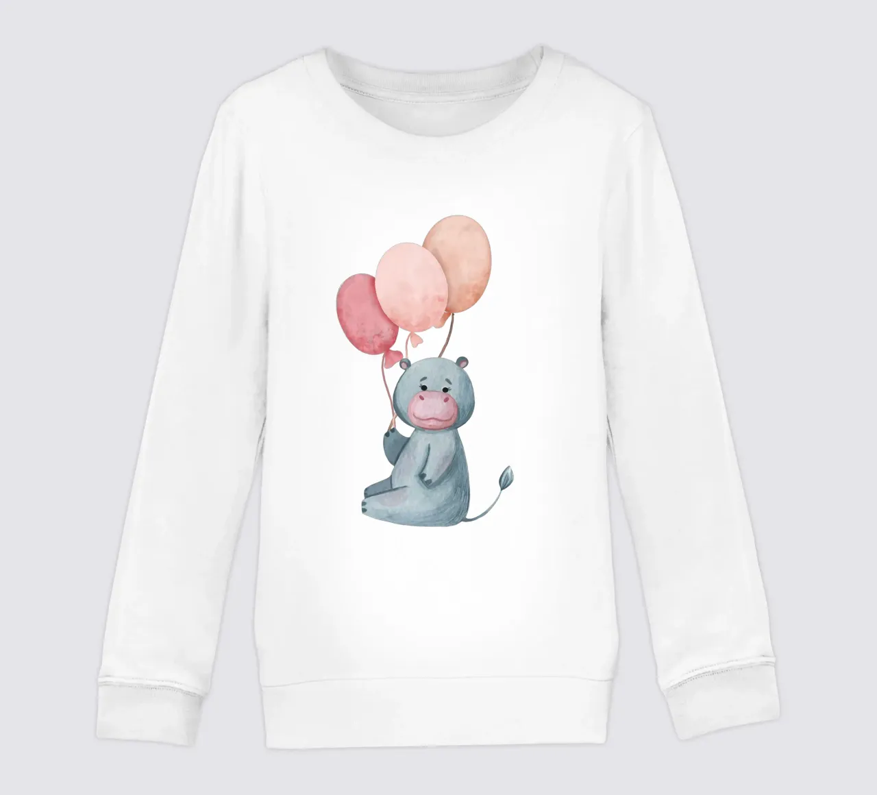 Ippopotamo felpa bambino da Doodle Dreams Art