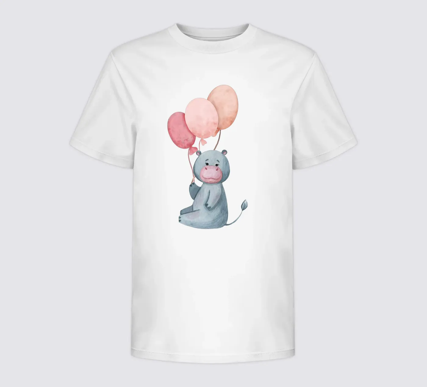 Ippopotamo t-shirt bambini da Doodle Dreams Art