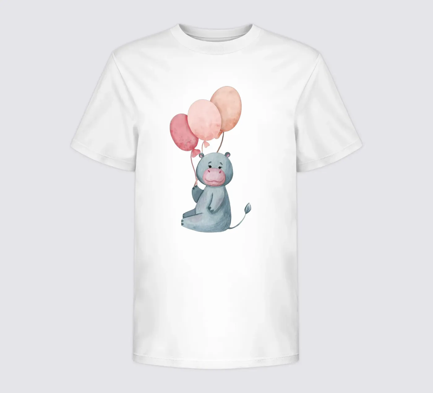 Ippopotamo t-shirt bambini da Doodle Dreams Art