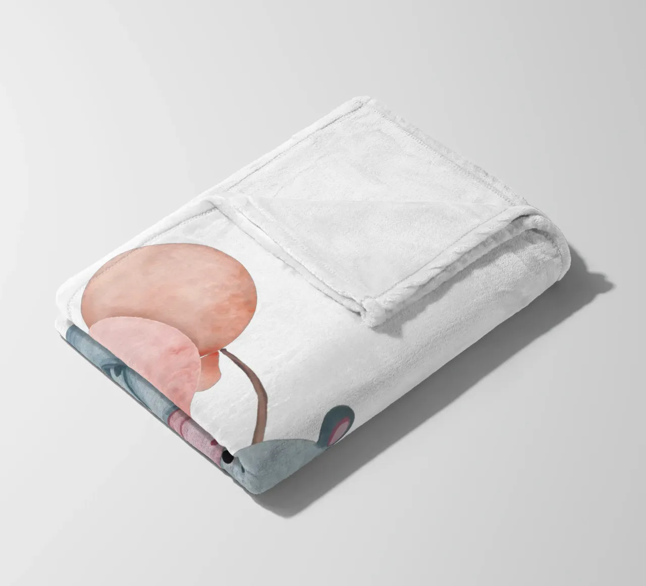 Ippopotamo coperta in pile da Doodle Dreams Art