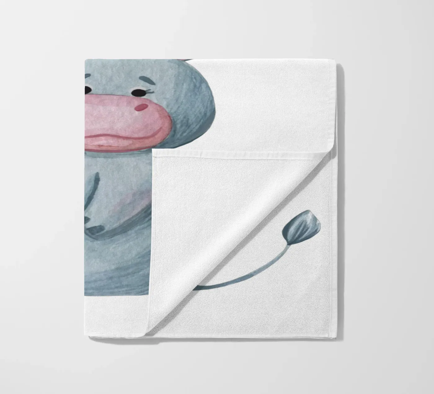 Ippopotamo telo mare da Doodle Dreams Art