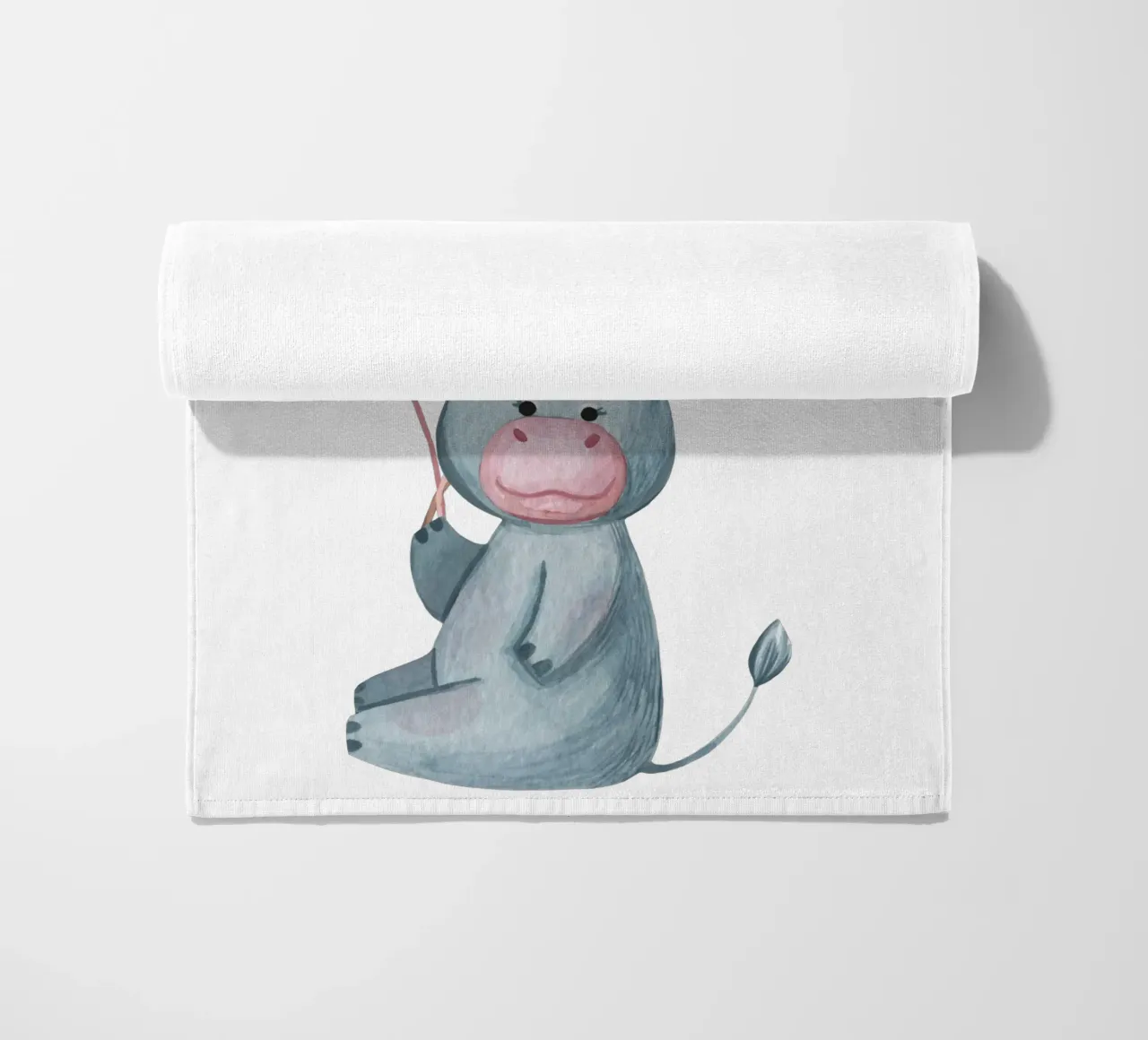 Ippopotamo telo mare da Doodle Dreams Art