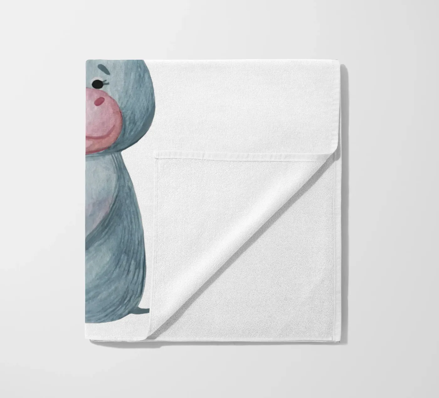 Ippopotamo telo mare da Doodle Dreams Art