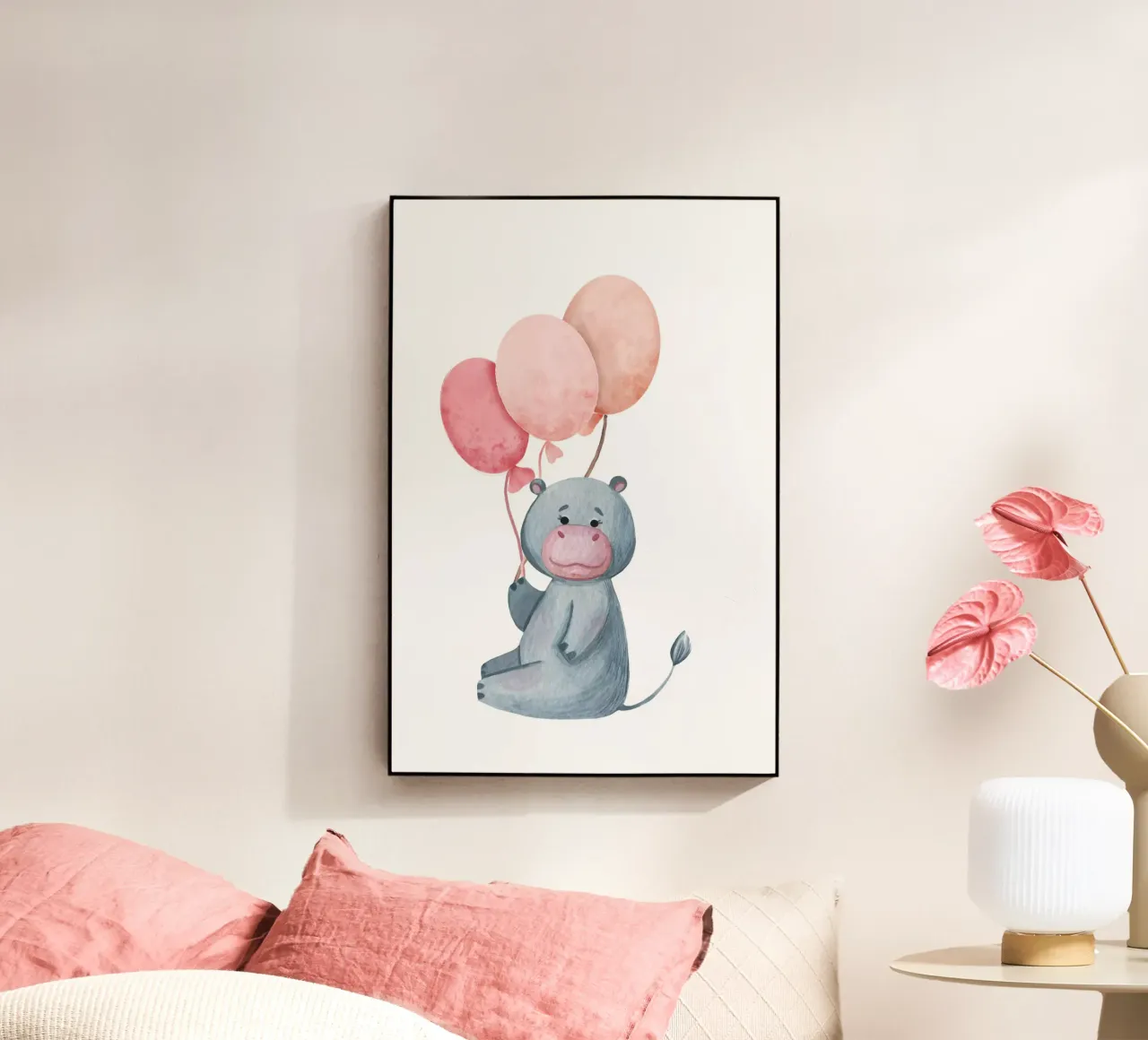 Ippopotamo plexiglass da Doodle Dreams Art